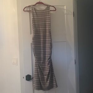 Cotton,  ruched dress from athleta.